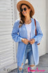 Open Front Cable Sleeve Long Cardigan